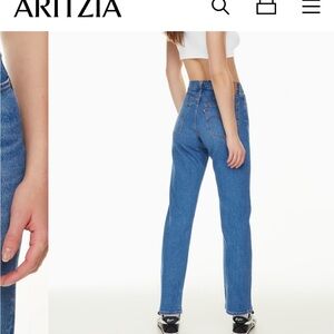 Levi's
Wedgie Straight Jean Aritzia color Jazz Jive Sound